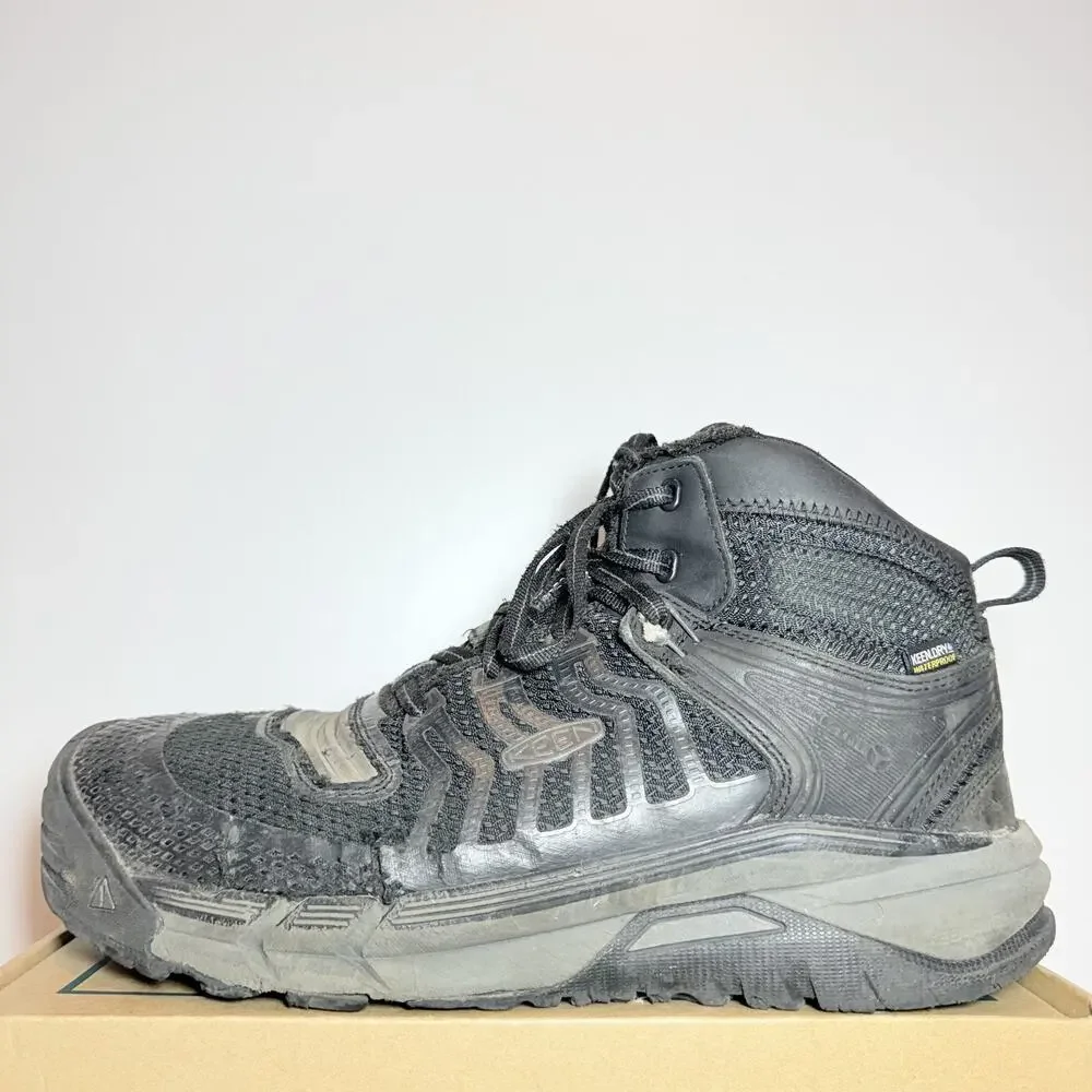 Keen Mens Size 11 CSA Kansas City Waterproof Carbon Toe Mid Work Boots Shoes